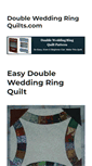 Mobile Screenshot of doubleweddingringquilts.com