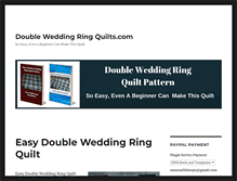 Tablet Screenshot of doubleweddingringquilts.com